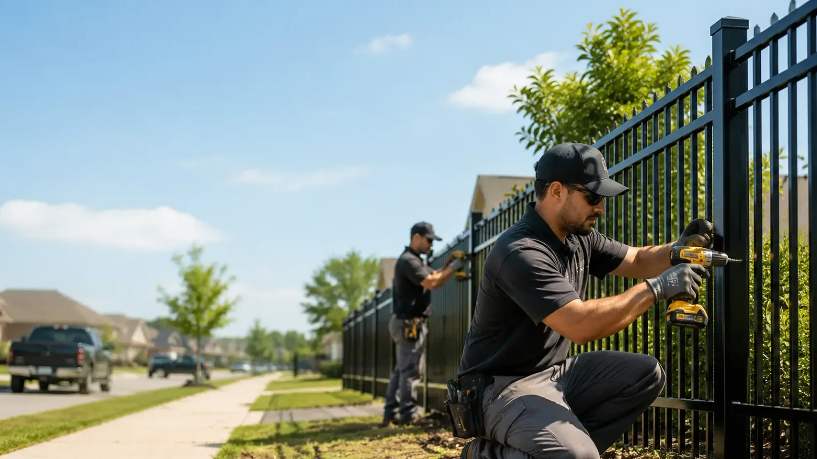 Metal Fence Installation in Oceanside, NY